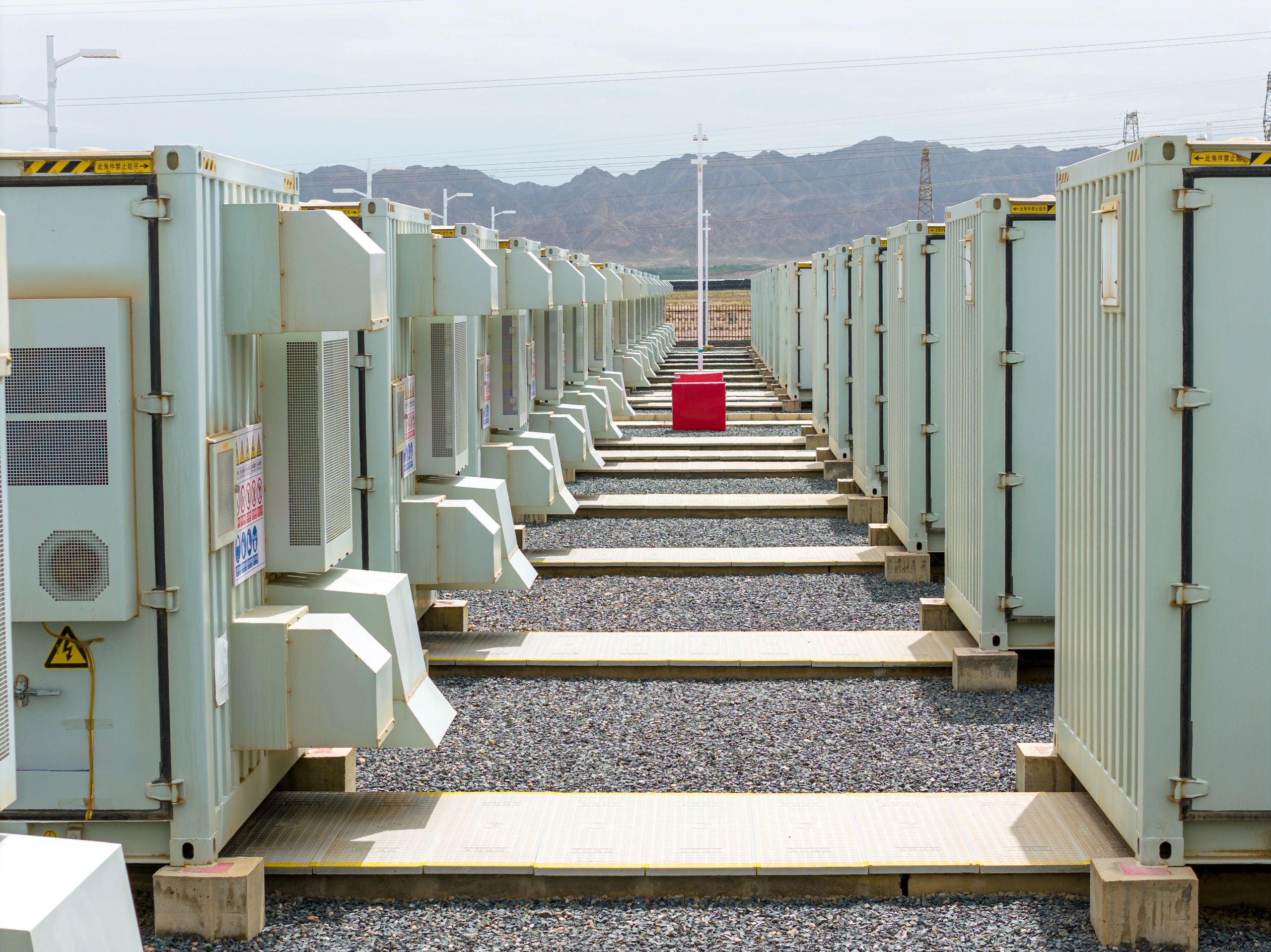 Containerized industrial infrastructure with utility connections